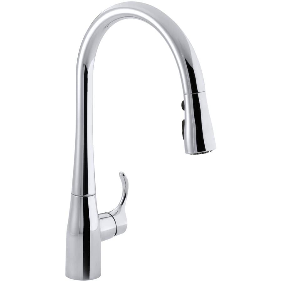 Simplice 1.5 GPM Single Hole Pull Down Kitchen Faucet - Includes Escutcheon